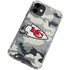 NFL Kansas City Chiefs Camo iPhone 12 Clear Case