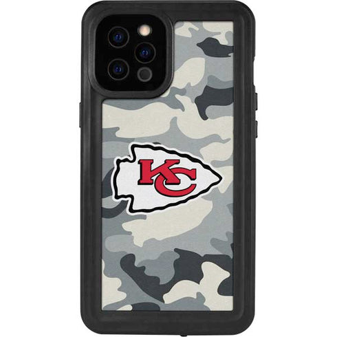NFL Kansas City Chiefs Camo iPhone 12 Pro Max Waterproof Case
