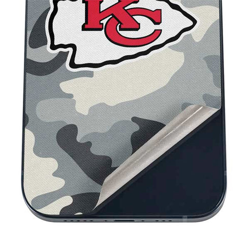 NFL Kansas City Chiefs Camo iPhone 12 Skin