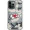 NFL Kansas City Chiefs Camo iPhone 13 Pro Max Clear Case
