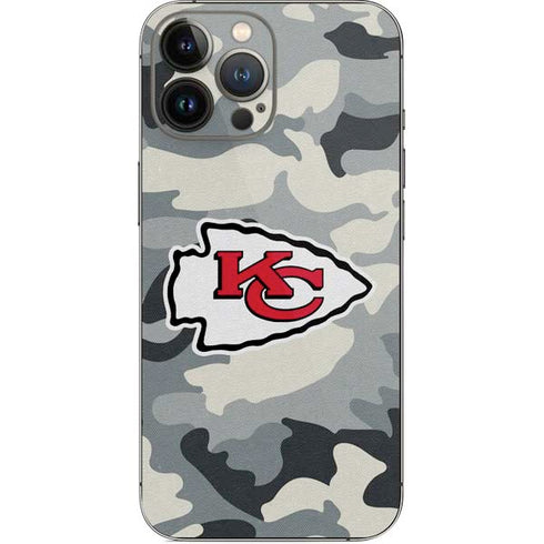 NFL Kansas City Chiefs Camo iPhone 13 Pro Max Skin