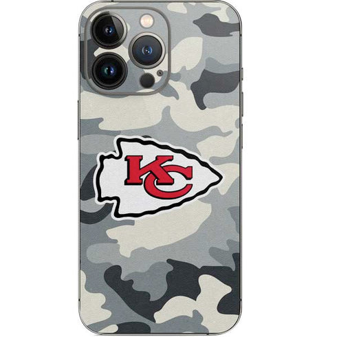NFL Kansas City Chiefs Camo iPhone 13 Pro Skin