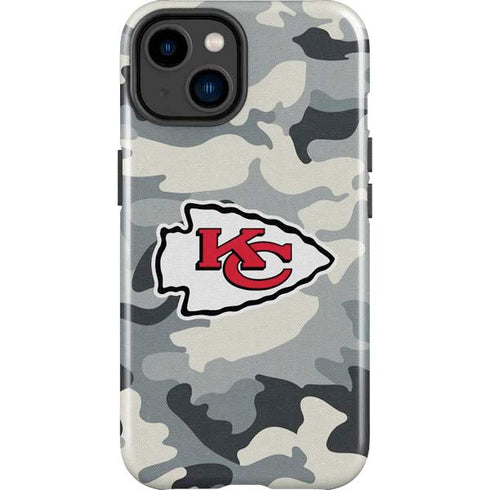 NFL Kansas City Chiefs Camo iPhone 15 Plus Impact Case