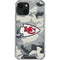 NFL Kansas City Chiefs Camo iPhone 15 Plus Clear Case