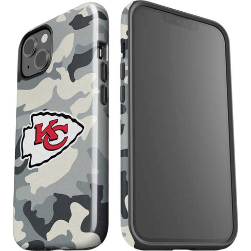 NFL Kansas City Chiefs Camo iPhone 15 Impact Case