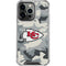 NFL Kansas City Chiefs Camo iPhone 14 Pro Clear Case