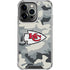 NFL Kansas City Chiefs Camo iPhone 15 Pro Clear Case