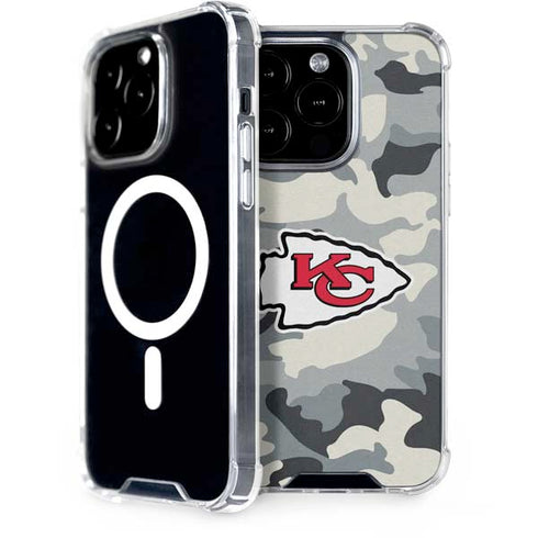 NFL Kansas City Chiefs Camo iPhone 15 Pro MagSafe Case