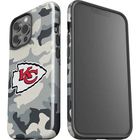 NFL Kansas City Chiefs Camo iPhone 15 Pro Max Impact Case