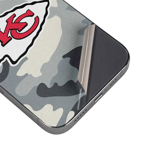 NFL Kansas City Chiefs Camo iPhone 14 Pro Max Skin