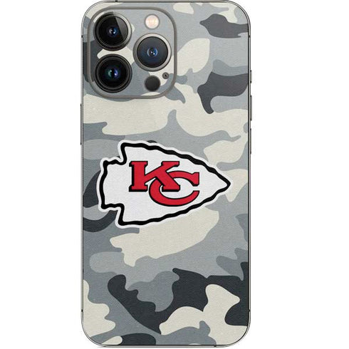NFL Kansas City Chiefs Camo iPhone 15 Pro Skin