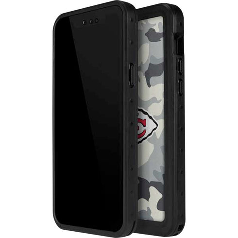 NFL Kansas City Chiefs Camo iPhone 15 Plus Waterproof Case