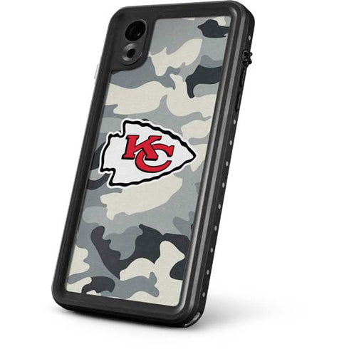 NFL Kansas City Chiefs Camo iPhone XR Waterproof Case