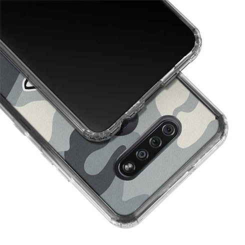 NFL Kansas City Chiefs Camo LG K51/Q51 Clear Case