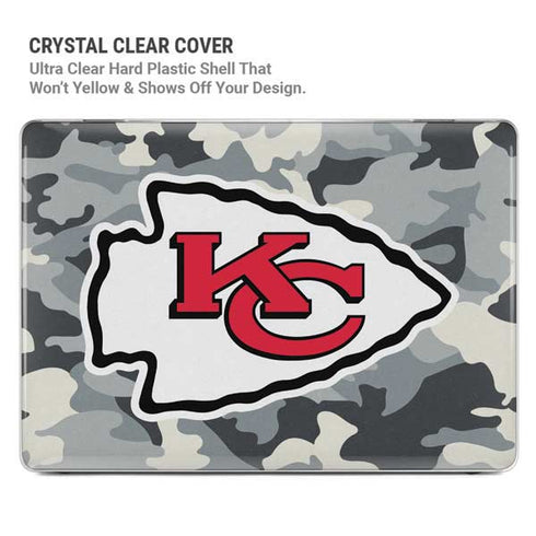 NFL Kansas City Chiefs Camo MacBook Air 15in (2023-2025) Case plus Skin