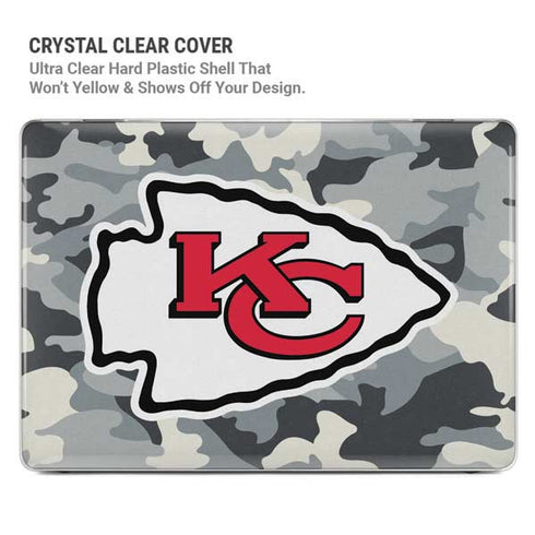 NFL Kansas City Chiefs Camo MacBook Pro 16in (2021-25) Case plus Skin