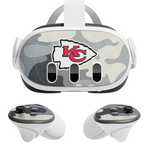NFL Kansas City Chiefs Camo Meta Quest 3 Skin