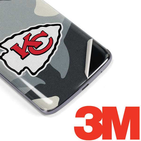 NFL Kansas City Chiefs Camo Moto E5 Plus Skin