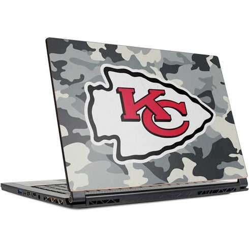 NFL Kansas City Chiefs Camo MSI GS65 Stealth Laptop Skin
