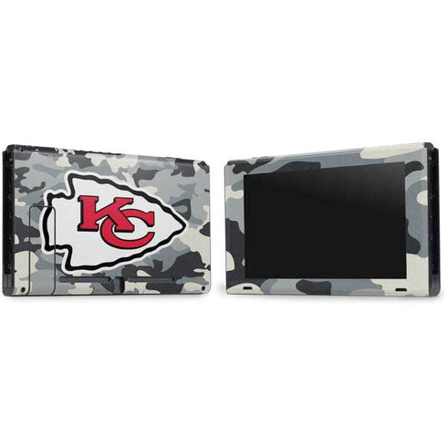 NFL Kansas City Chiefs Camo Nintendo Switch Bundle Skin