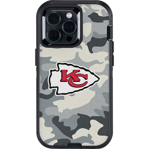 NFL Kansas City Chiefs Camo Otterbox Defender iPhone Skin