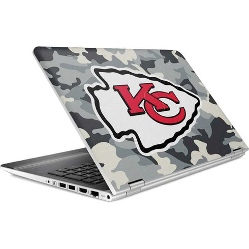 NFL Kansas City Chiefs Camo HP Pavilion Skin