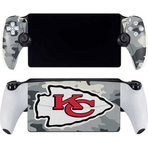 NFL Kansas City Chiefs Camo PlayStation Portal Remote Player Skin