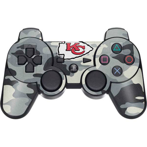 NFL Kansas City Chiefs Camo PS3 Dual Shock wireless controller Skin