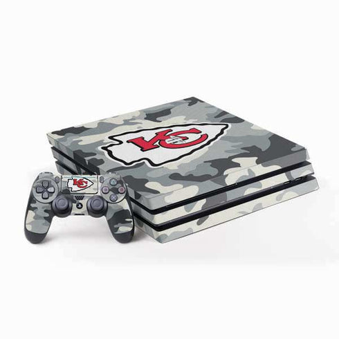 NFL Kansas City Chiefs Camo PS4 Pro Bundle Skin