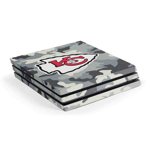 NFL Kansas City Chiefs Camo PS4 Pro Console Skin