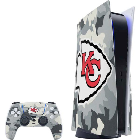 NFL Kansas City Chiefs Camo PS5 Bundle Skin