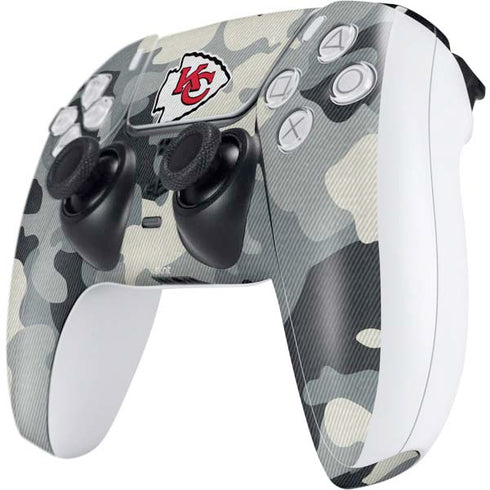 NFL Kansas City Chiefs Camo PS5 Controller Skin