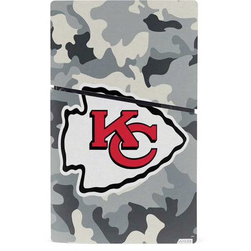 NFL Kansas City Chiefs Camo PS5 Slim Digital Edition Console Skin