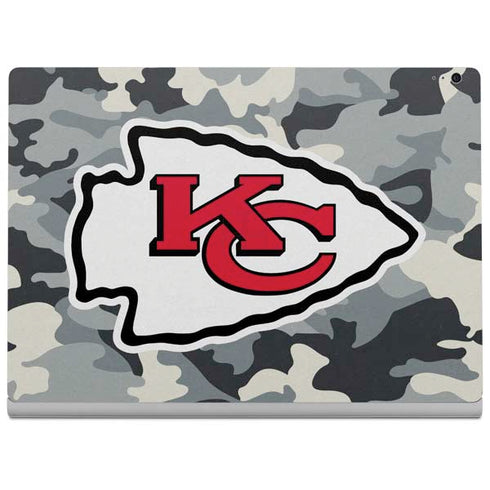 NFL Kansas City Chiefs Camo Surface Book 2 15in Skin