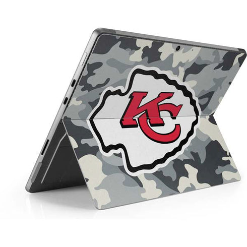 NFL Kansas City Chiefs Camo Surface Pro 8 Skin