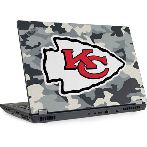 NFL Kansas City Chiefs Camo Lenovo ThinkPad Skin