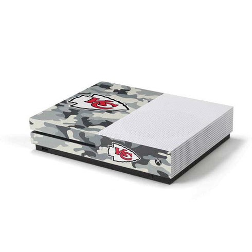 NFL Kansas City Chiefs Camo Xbox One S Console Skin