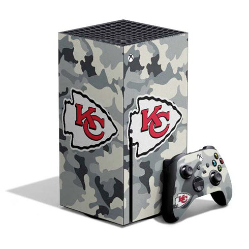 NFL Kansas City Chiefs Camo Xbox Series X Bundle Skin