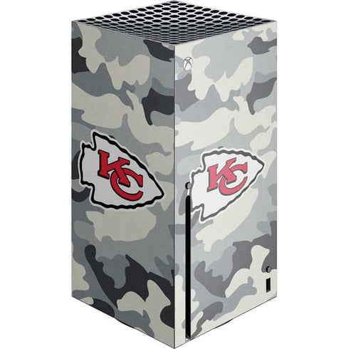 NFL Kansas City Chiefs Camo Xbox Series X Console Skin