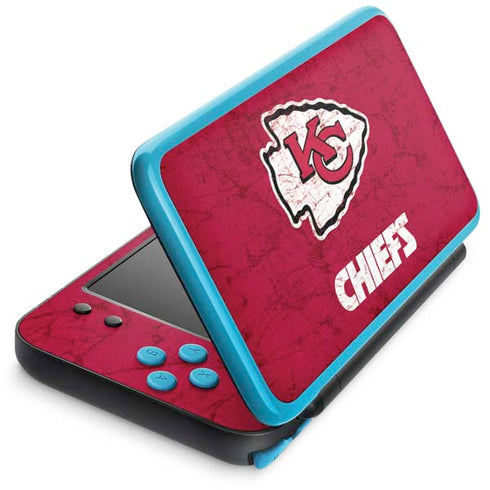NFL Kansas City Chiefs Distressed Nintendo 2DS XL (2017) Skin
