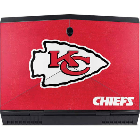 NFL Kansas City Chiefs Distressed Dell Alienware Skin