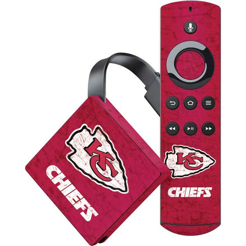 NFL Kansas City Chiefs Distressed Amazon Fire TV Skin