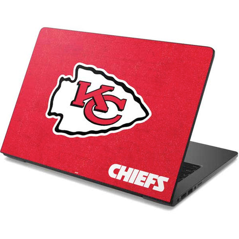 NFL Kansas City Chiefs Distressed Dell Chromebook Skin
