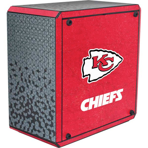 NFL Kansas City Chiefs Distressed Cooler Master MasterBox Q300L Mini Tower Skin