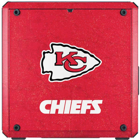 NFL Kansas City Chiefs Distressed Cooler Master MasterBox Q300L Mini Tower Skin