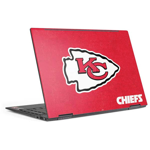 NFL Kansas City Chiefs Distressed HP Envy Skin