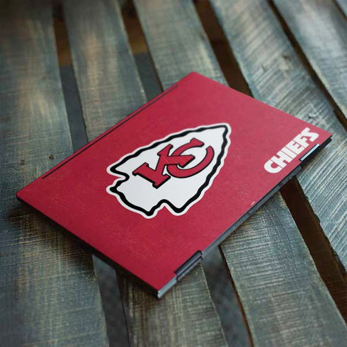 NFL Kansas City Chiefs Distressed HP Envy Skin