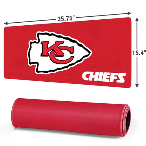NFL Kansas City Chiefs Distressed Gaming Mouse Pad