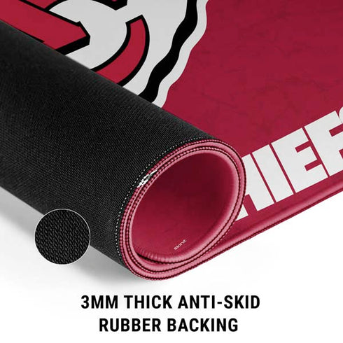 NFL Kansas City Chiefs Distressed Gaming Mouse Pad
