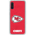 NFL Kansas City Chiefs Distressed Galaxy A10e Clear Case